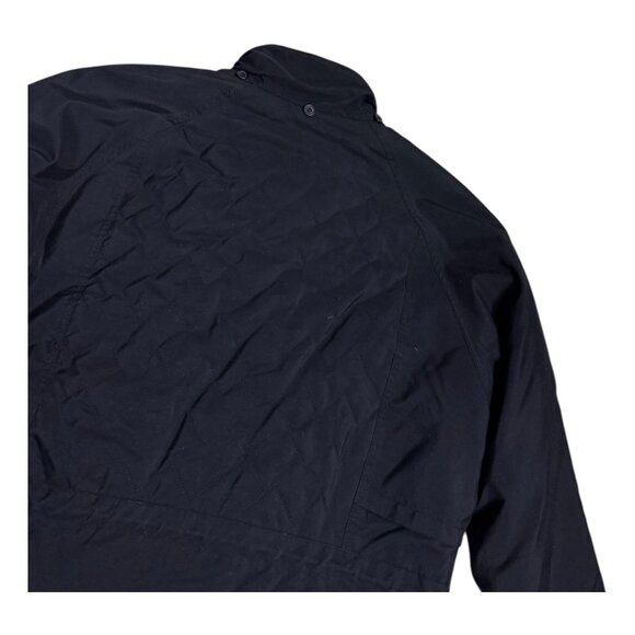 ALBERT NIPON Vintage 90s Luxury Designer Black Quilted Winter Coat Womens Large - Picture 5 of 6